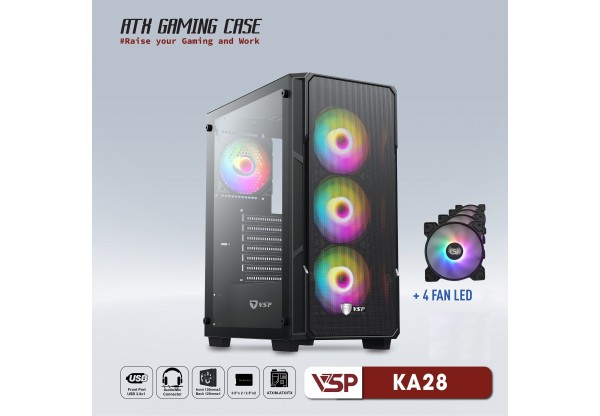 Case Game VSP KA28 Black