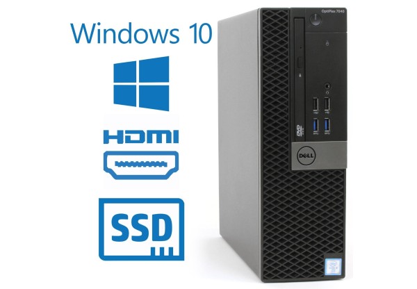 Dell 7040 SFF i7 6700/16G/SSD1TB C8 