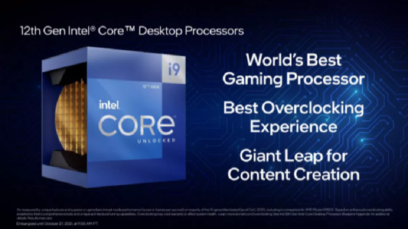 Intel ra mắt bộ vi xử lý máy tính để bàn Core thế hệ thứ 12 "Alder Lake"